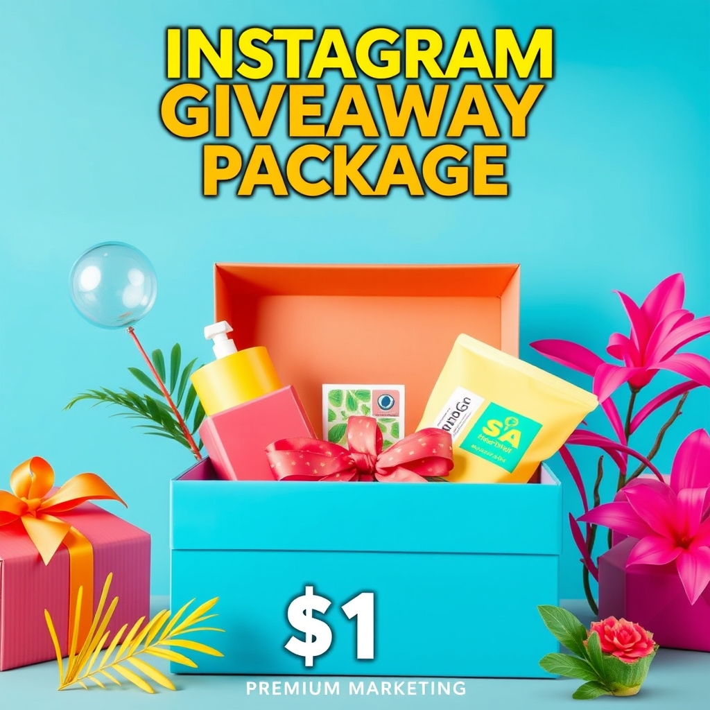 Instagram Giveaway Package with Story and Post
