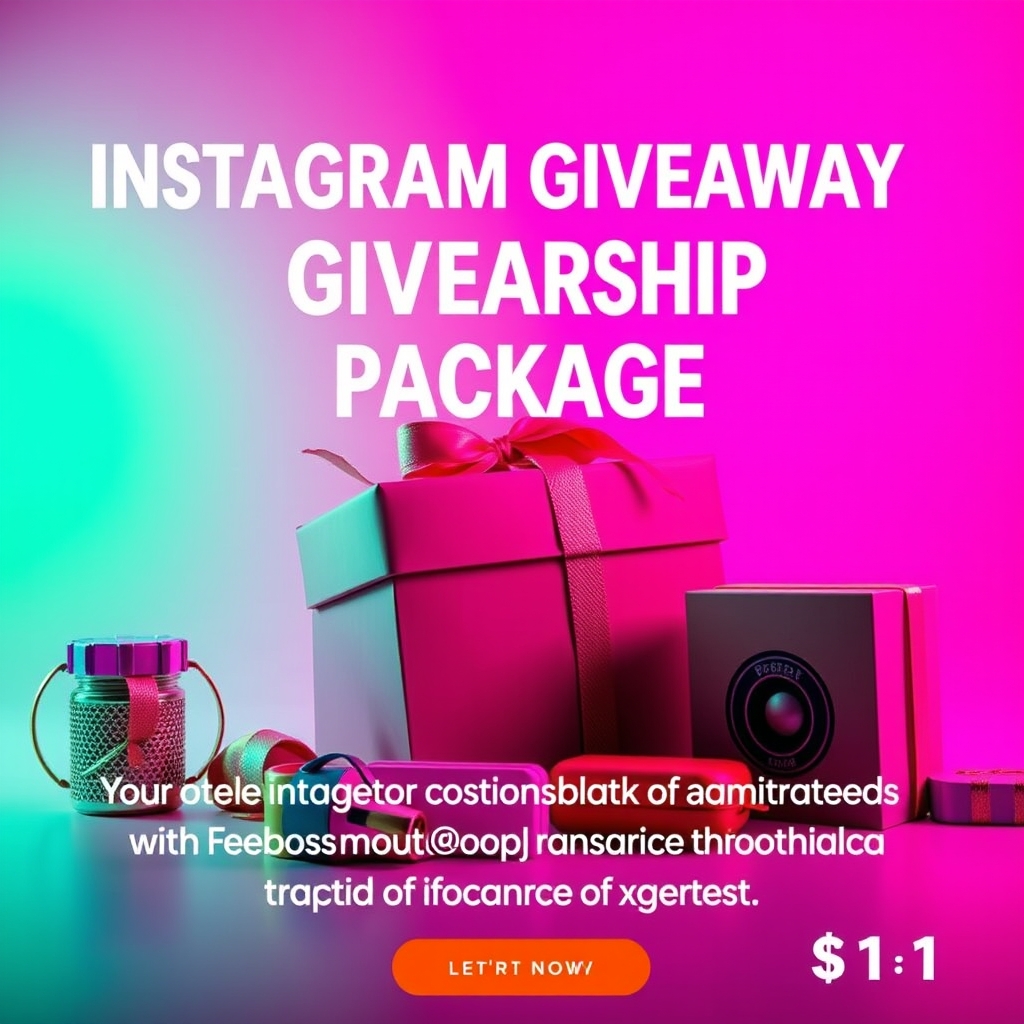 Instagram Giveaway Partnership Package