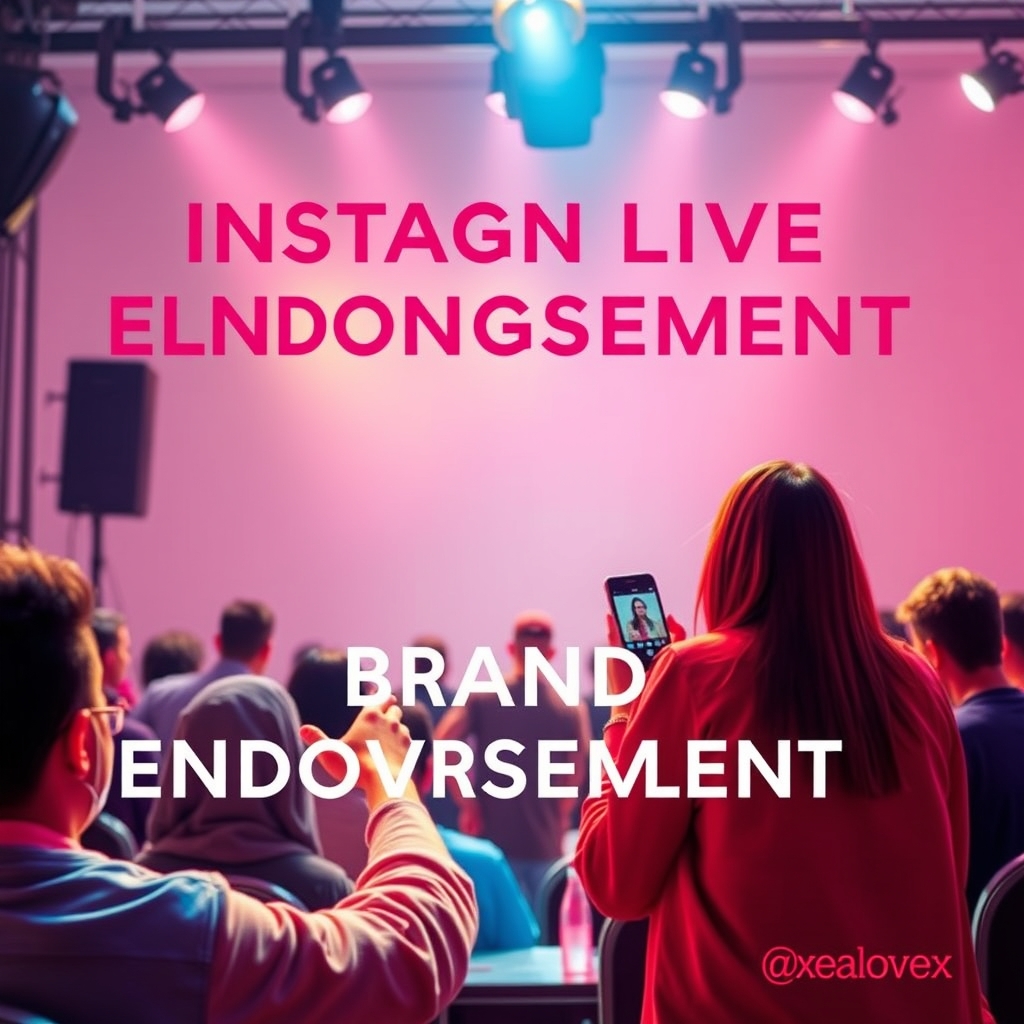 Instagram Live Brand Endorsement