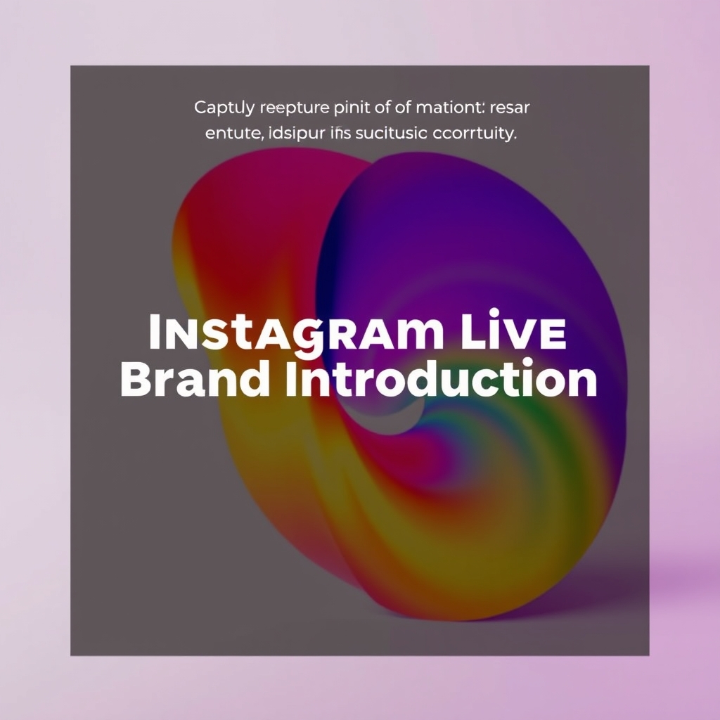 Instagram Live Brand Introduction