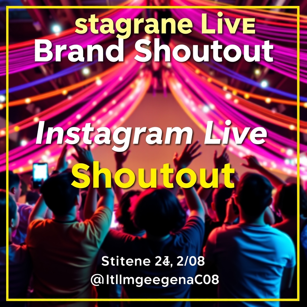 Instagram Live Brand Shoutout