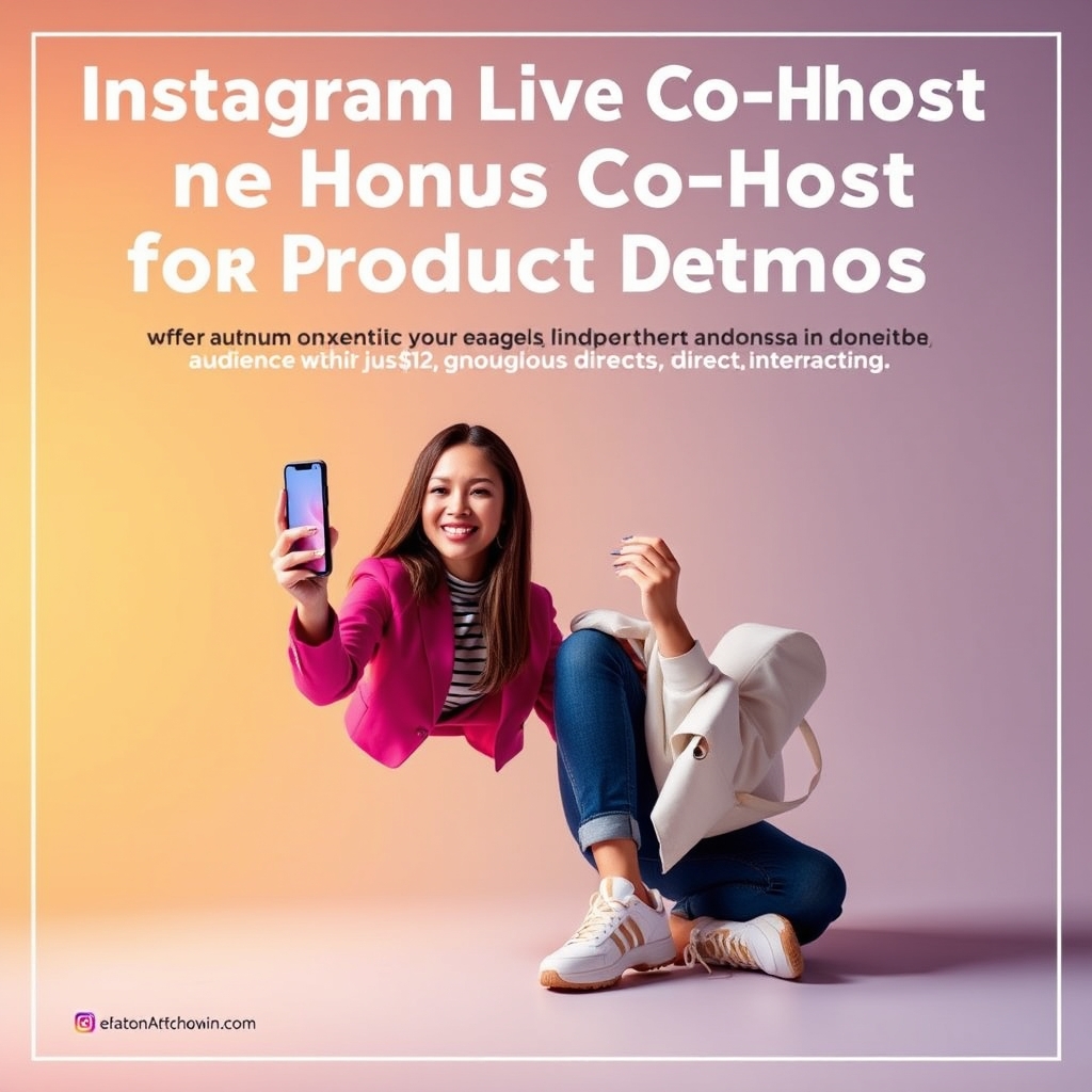 Instagram Live Co-Host for Product Demos