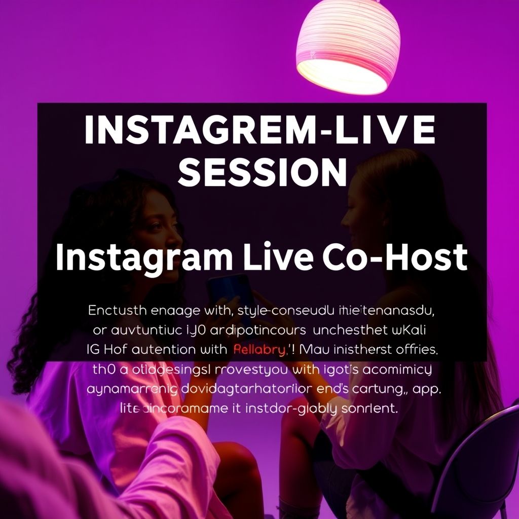 Instagram Live Co-Host Session