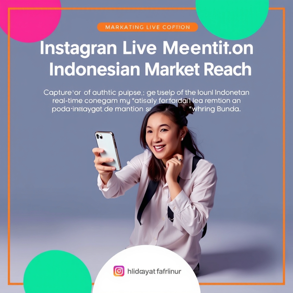 Instagram Live Mention for Indonesian Market Reach