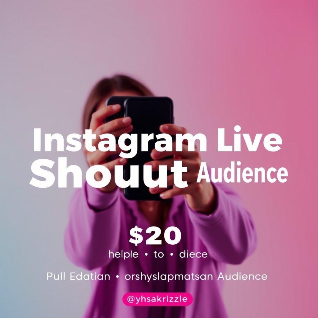 Instagram Live Shoutout for Albanian Audience