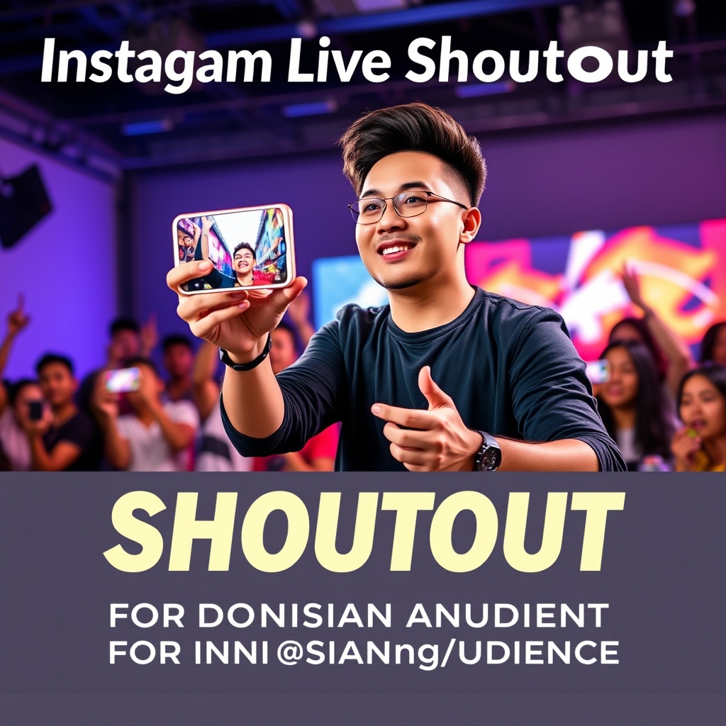 Instagram Live Shoutout for Indonesian Audience