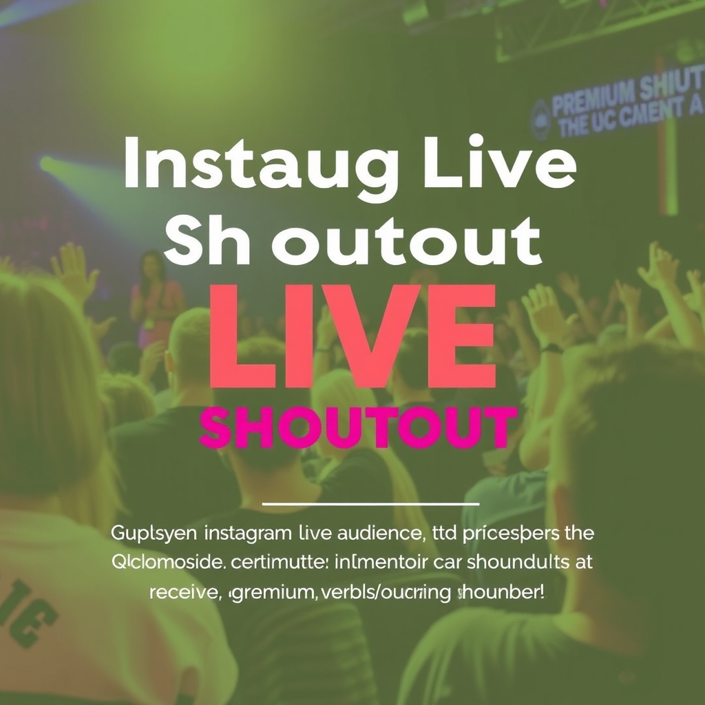 Instagram Live Shoutout for QCCanada Audience