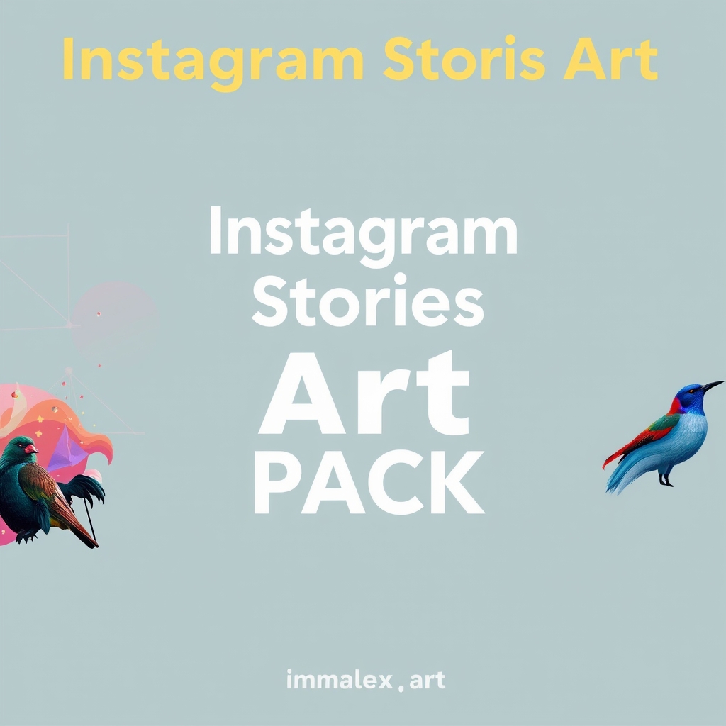 Instagram Stories Art Promotion Pack