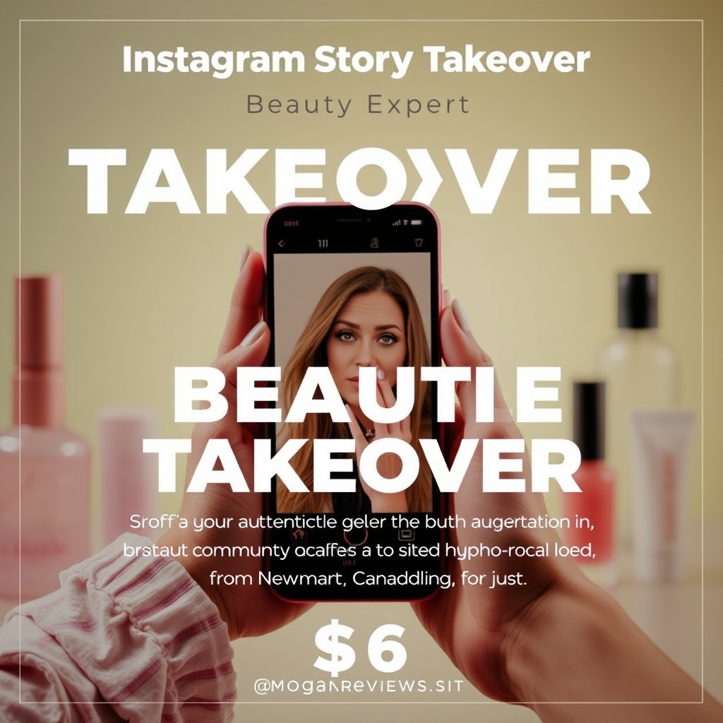 Instagram Story Takeover by Beauty Expert