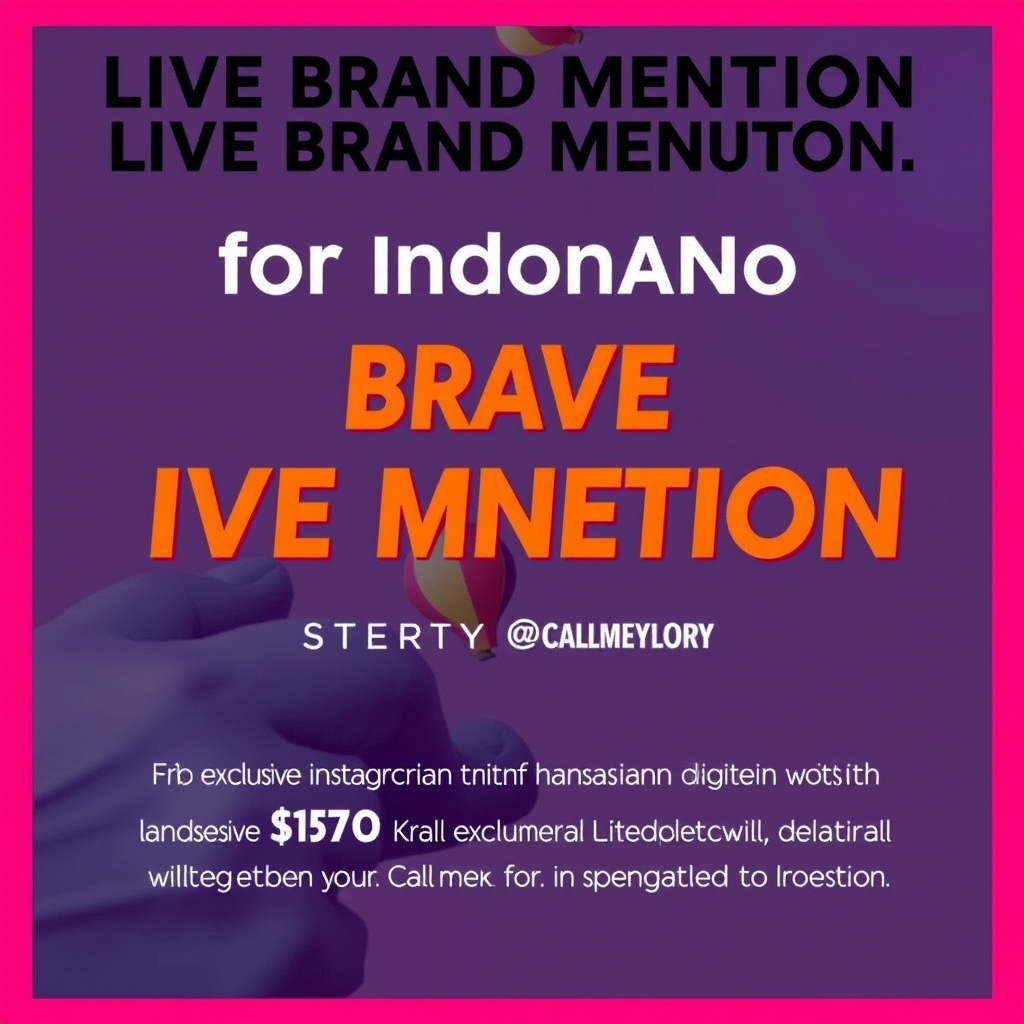 Live Brand Mention for Indonesian Audience