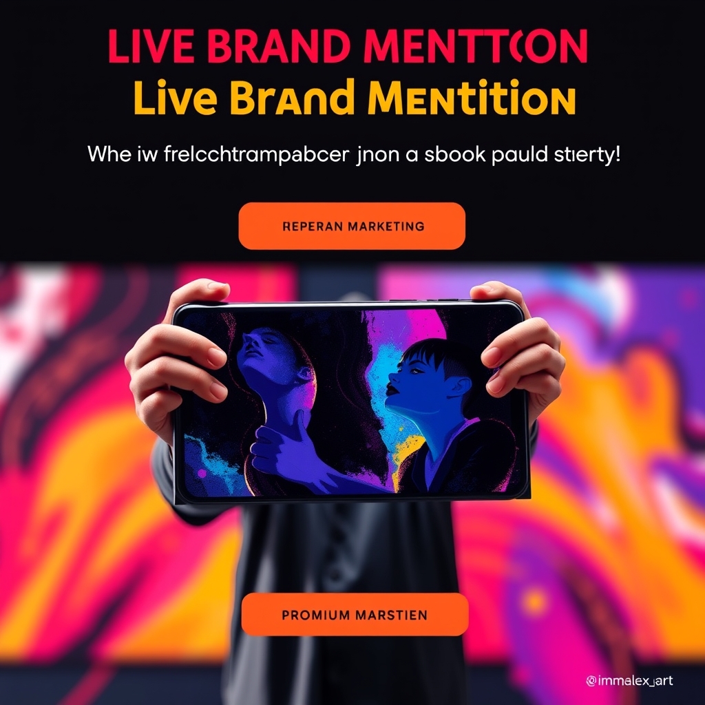 Live Brand Mention from an Artist