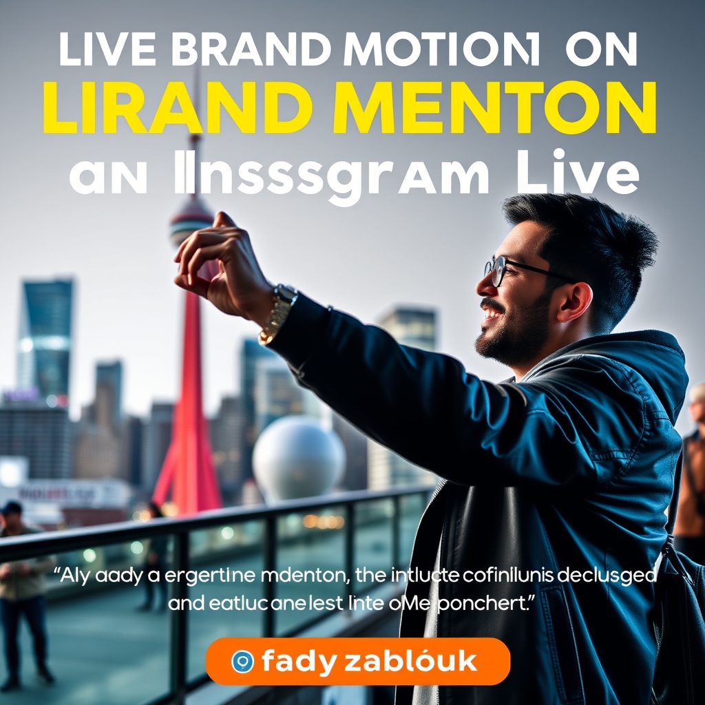 Live Brand Mention on Instagram Live