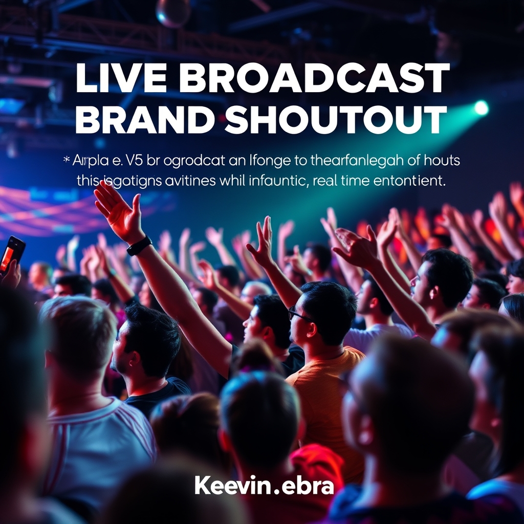 Live Broadcast Brand Shoutout