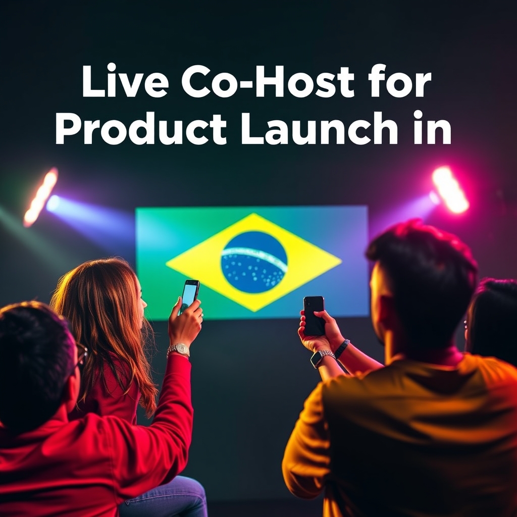 Live Co-Host for Product Launch in Brazil