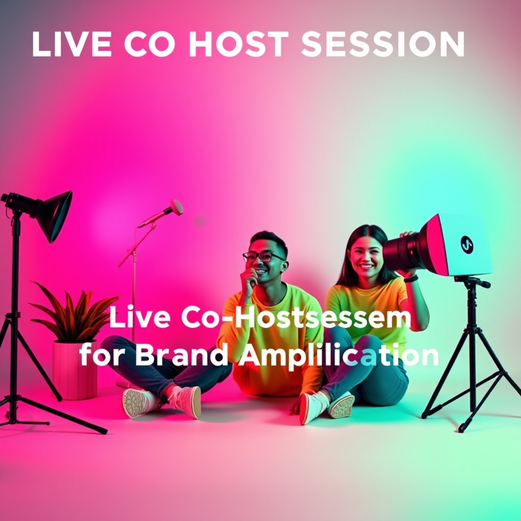 Live Co-Host Session for Brand Amplification