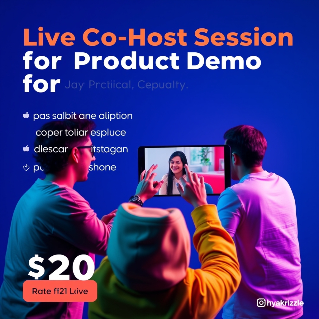 Live Co-Host Session for Product Demos