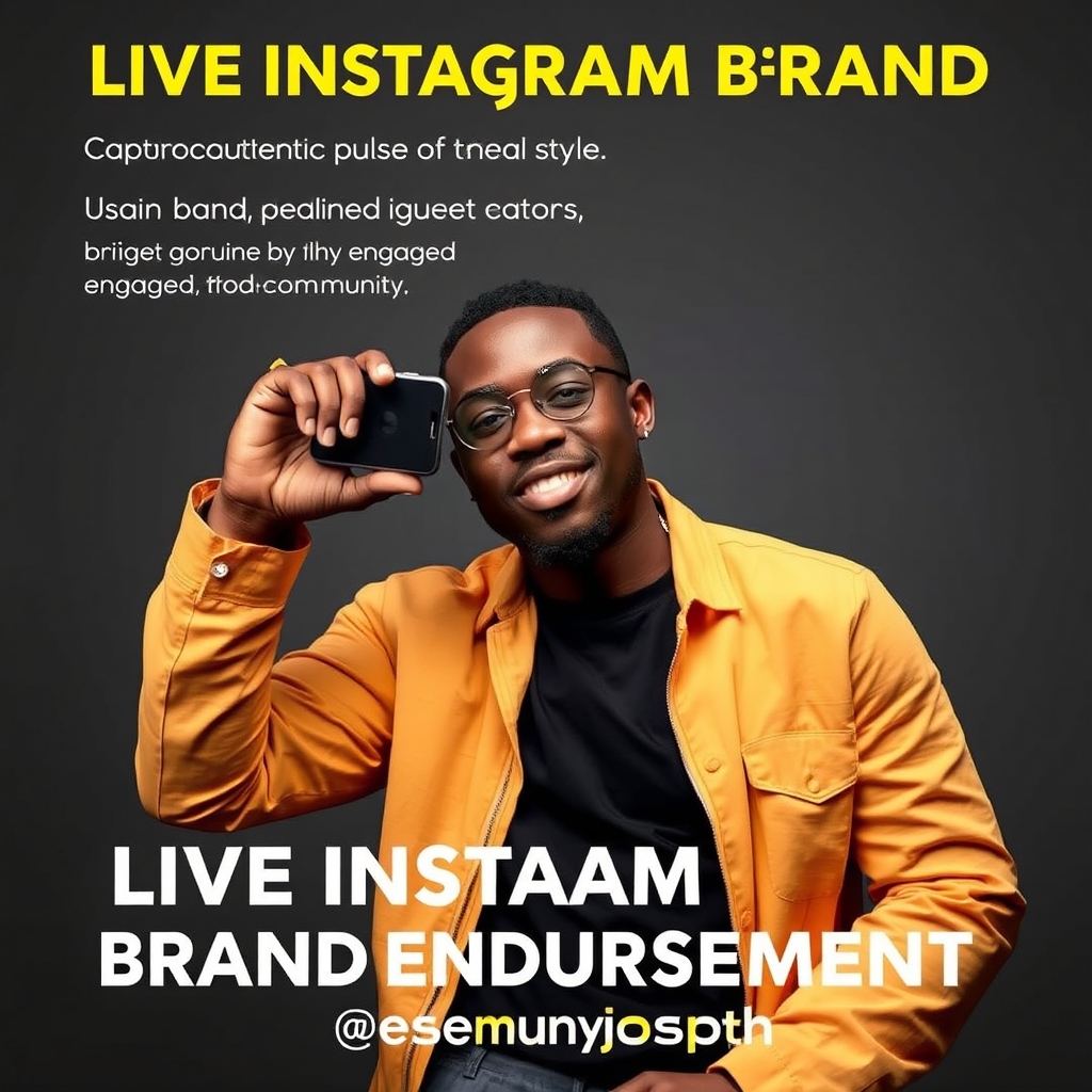Live Instagram Brand Endorsement
