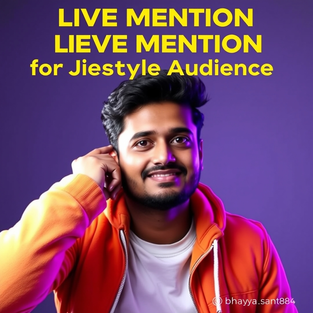 Live Mention for Lifestyle Audience