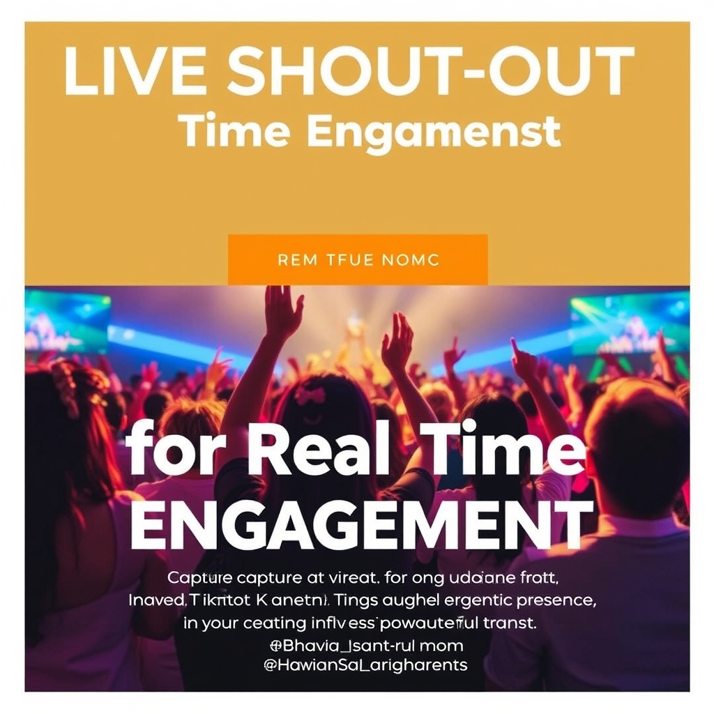Live Shout-Out for Real-Time Engagement