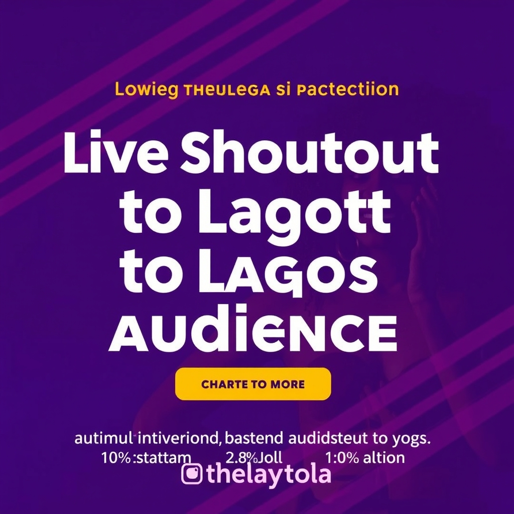 Live Shoutout to Lagos Audience