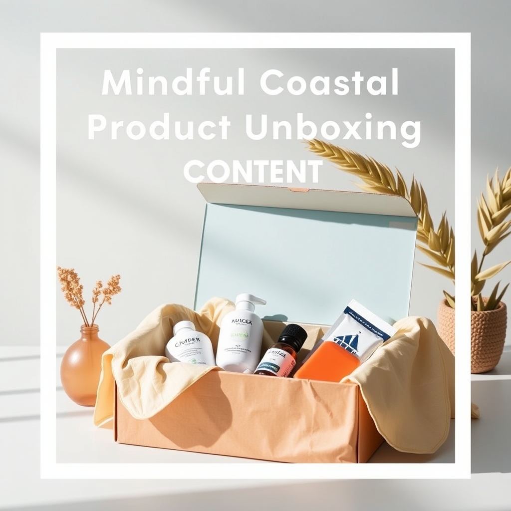 Mindful Coastal Product Unboxing Content