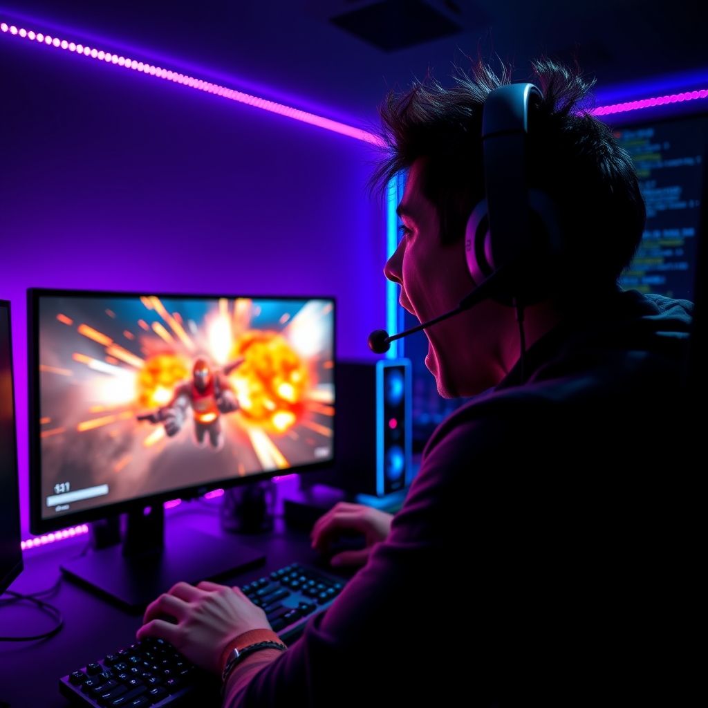 Chaotic Gameplay Reel Featuring Your Product
