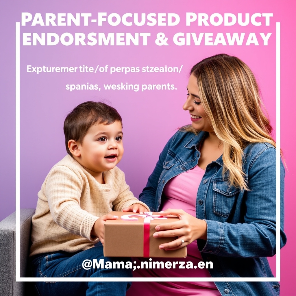 Parent-Focused Product Endorsement and Giveaway
