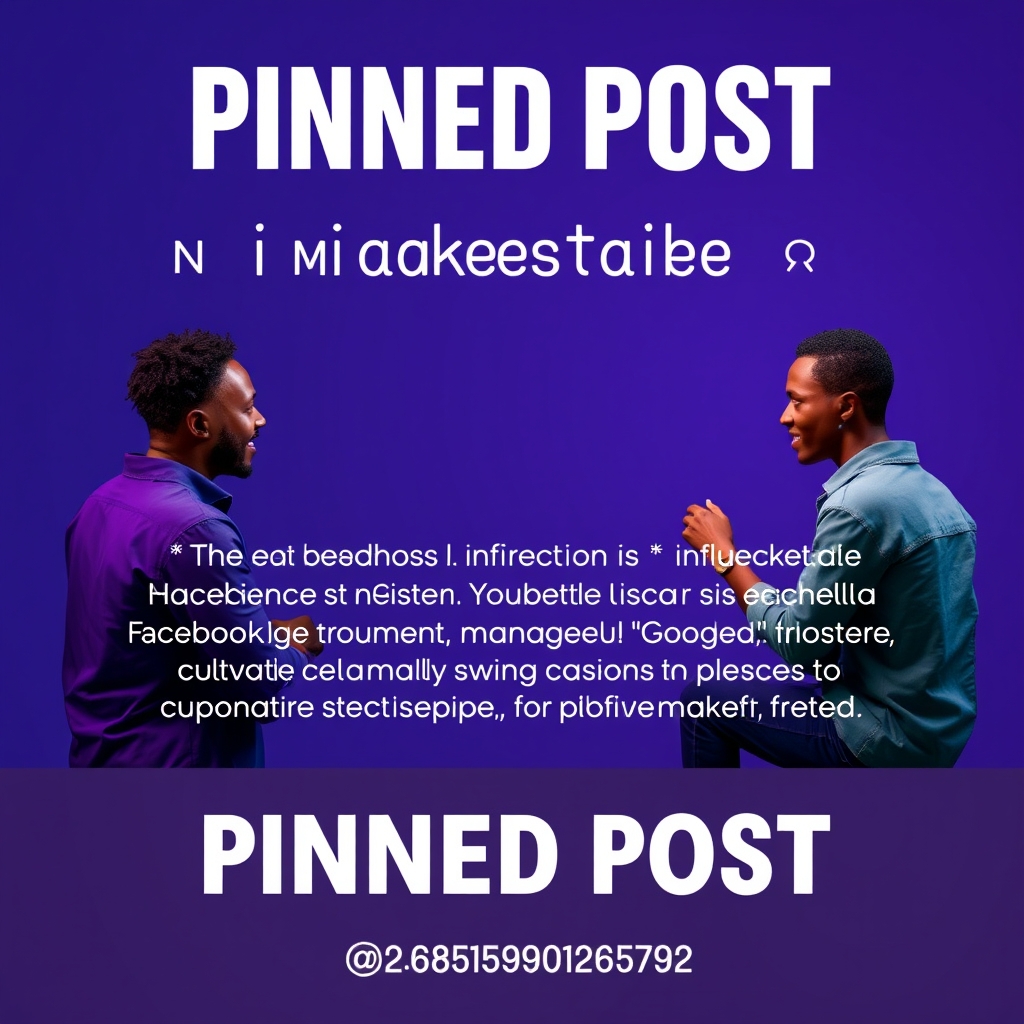 Pinned Post in Nigerian Facebook Group