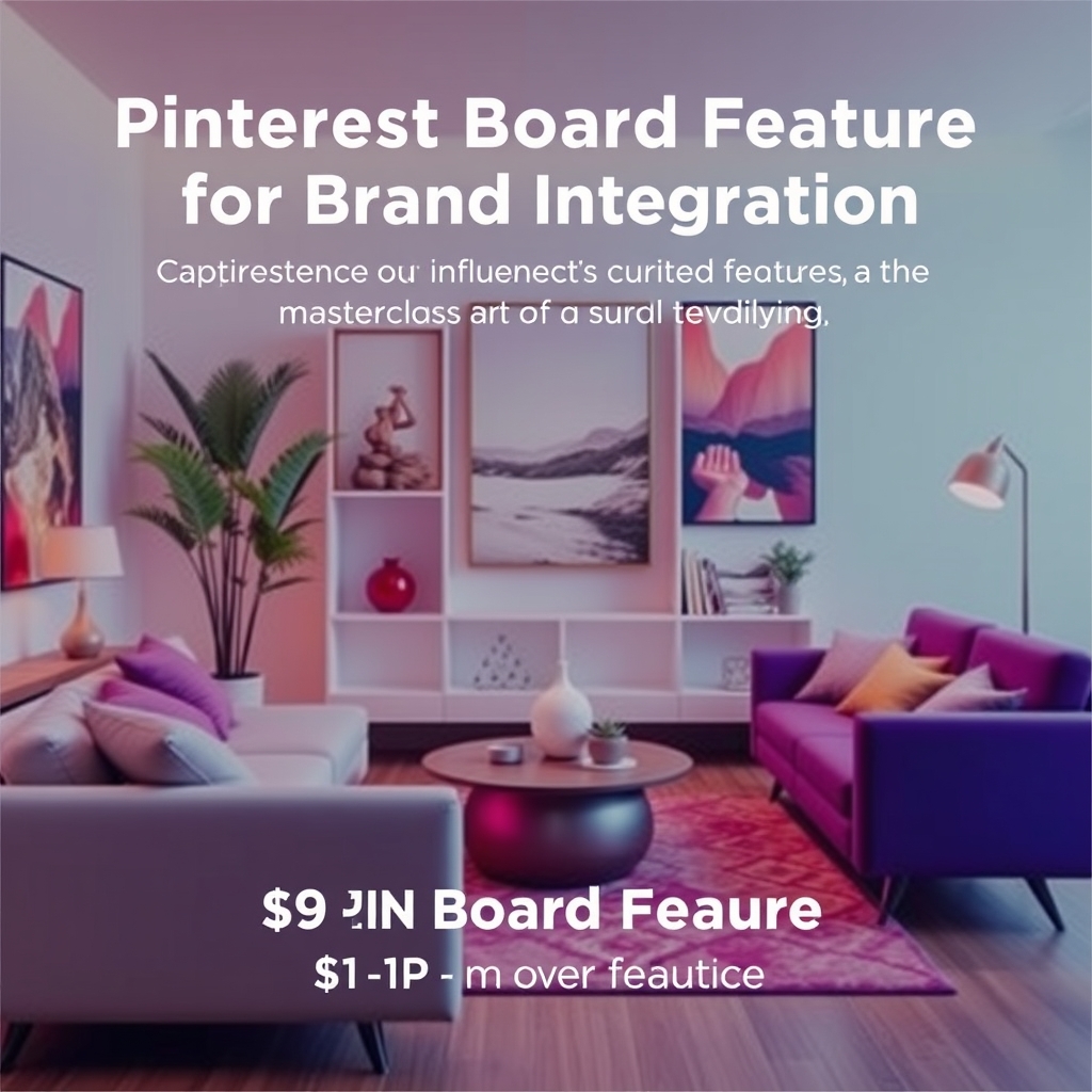 Pinterest Board Feature for Brand Integration