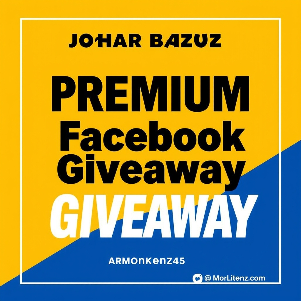 Premium Facebook Giveaway for Johar Baru