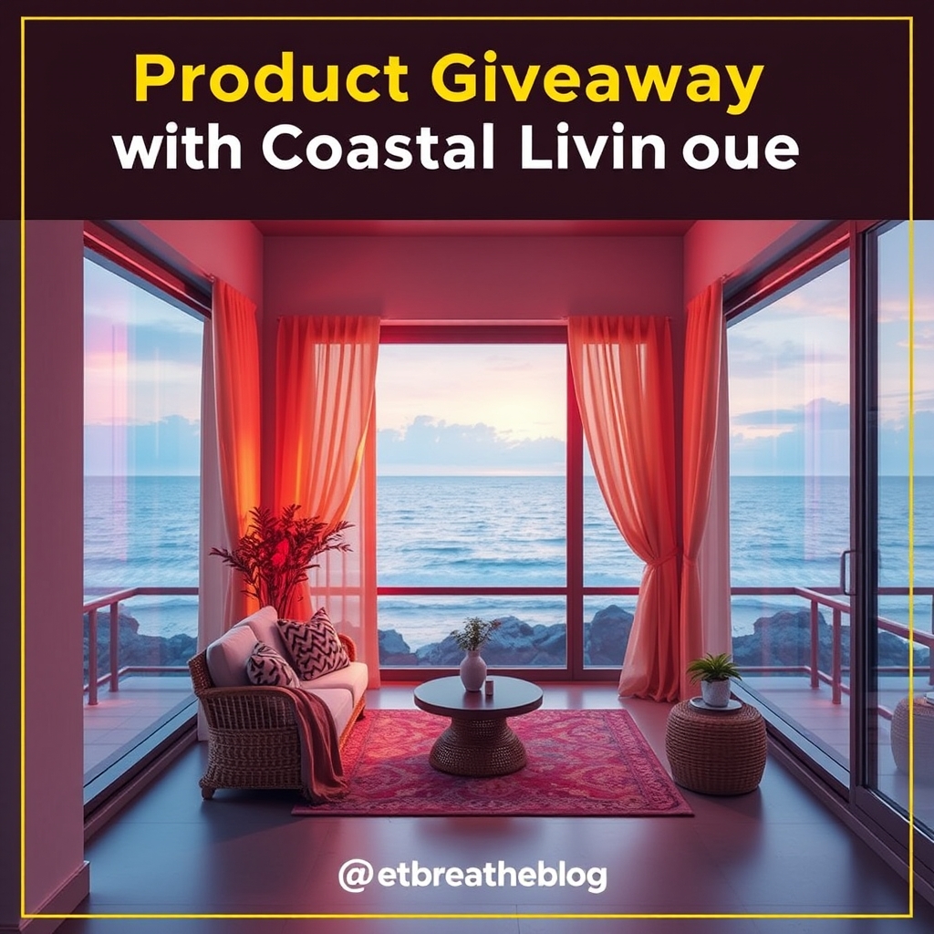 Product Giveaway with Coastal Living Audience