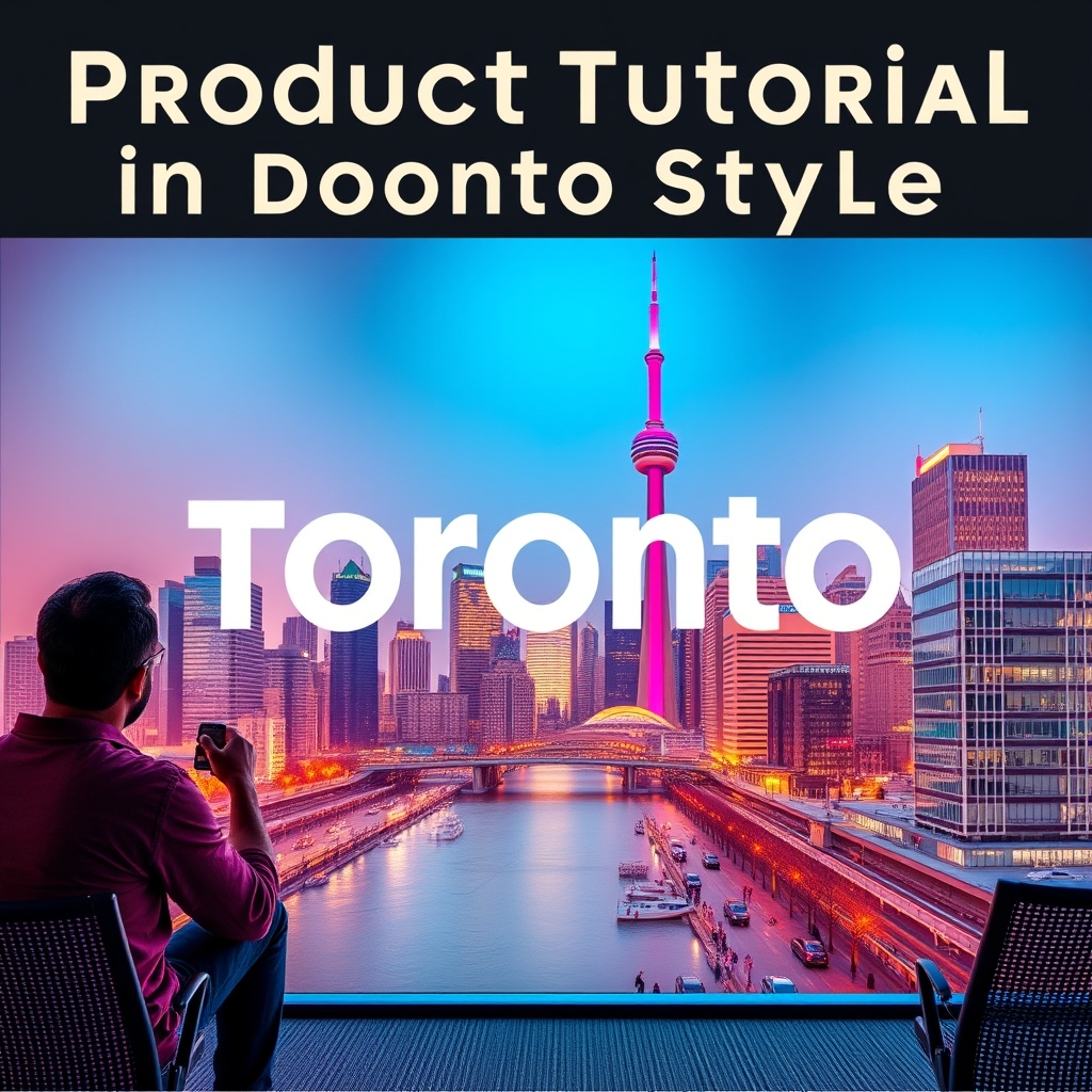 Product Tutorial in Toronto Style