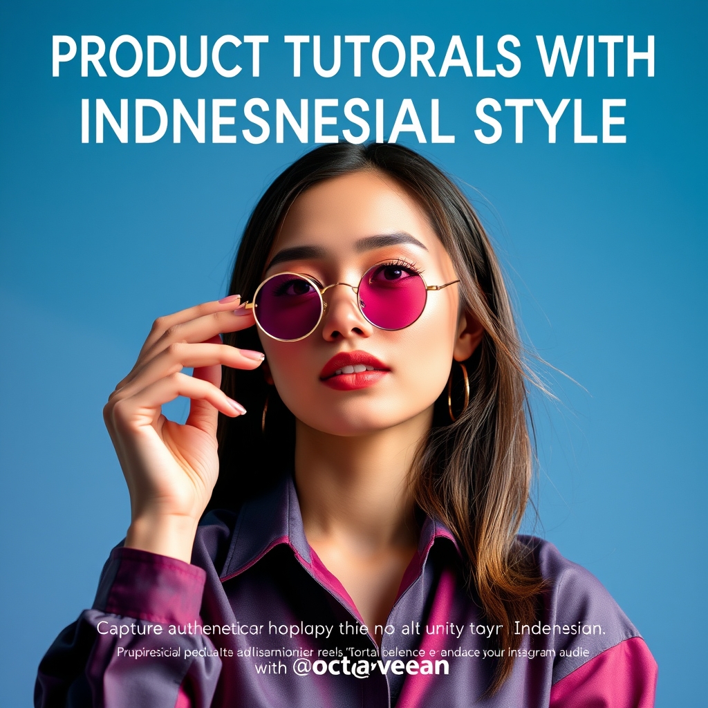 Product Tutorials with Indonesian Style
