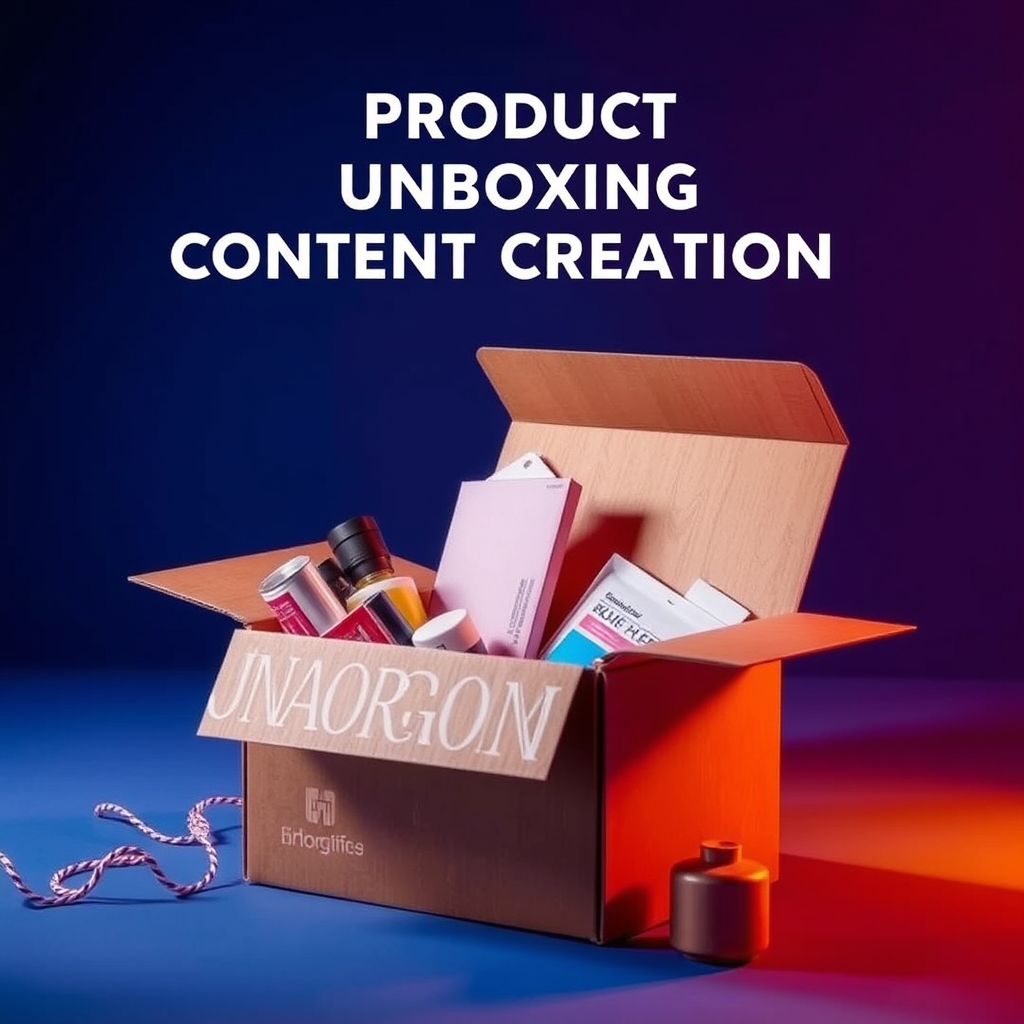 Product Unboxing Content Creation