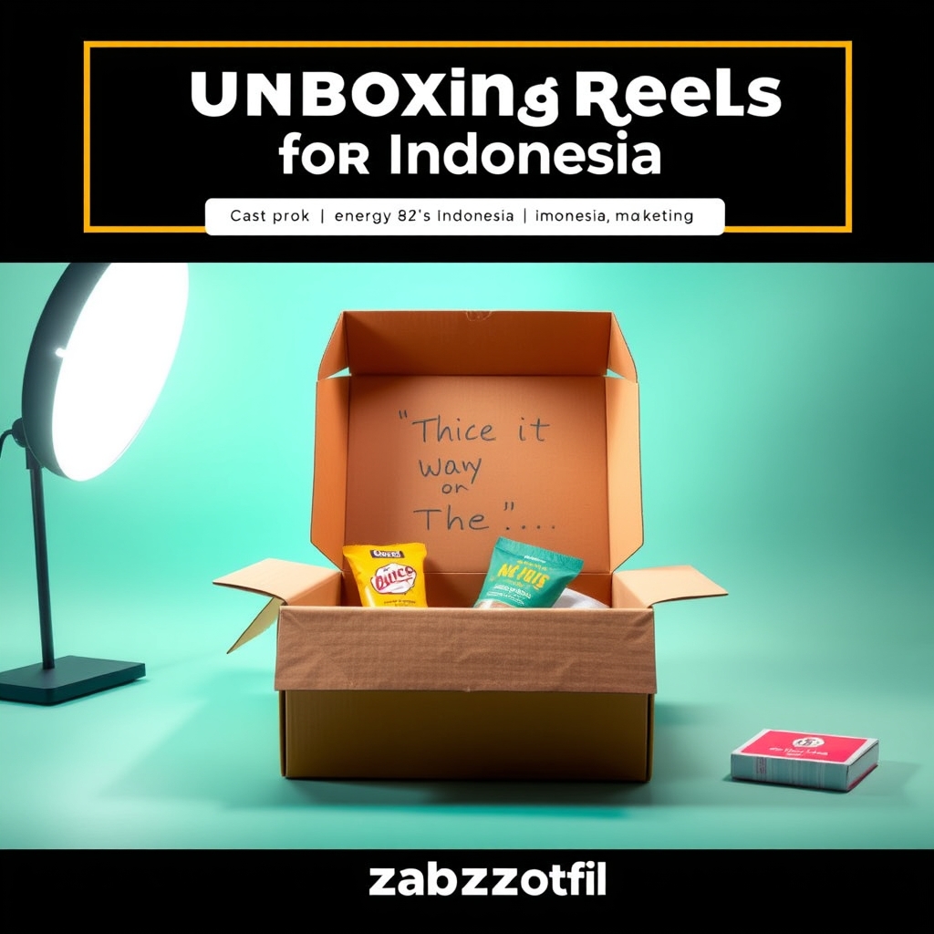 Product Unboxing Reels for Indonesia