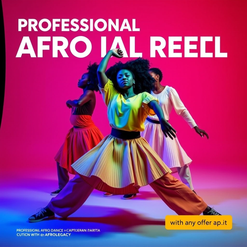 Professional Afro Dance Tutorial Reel