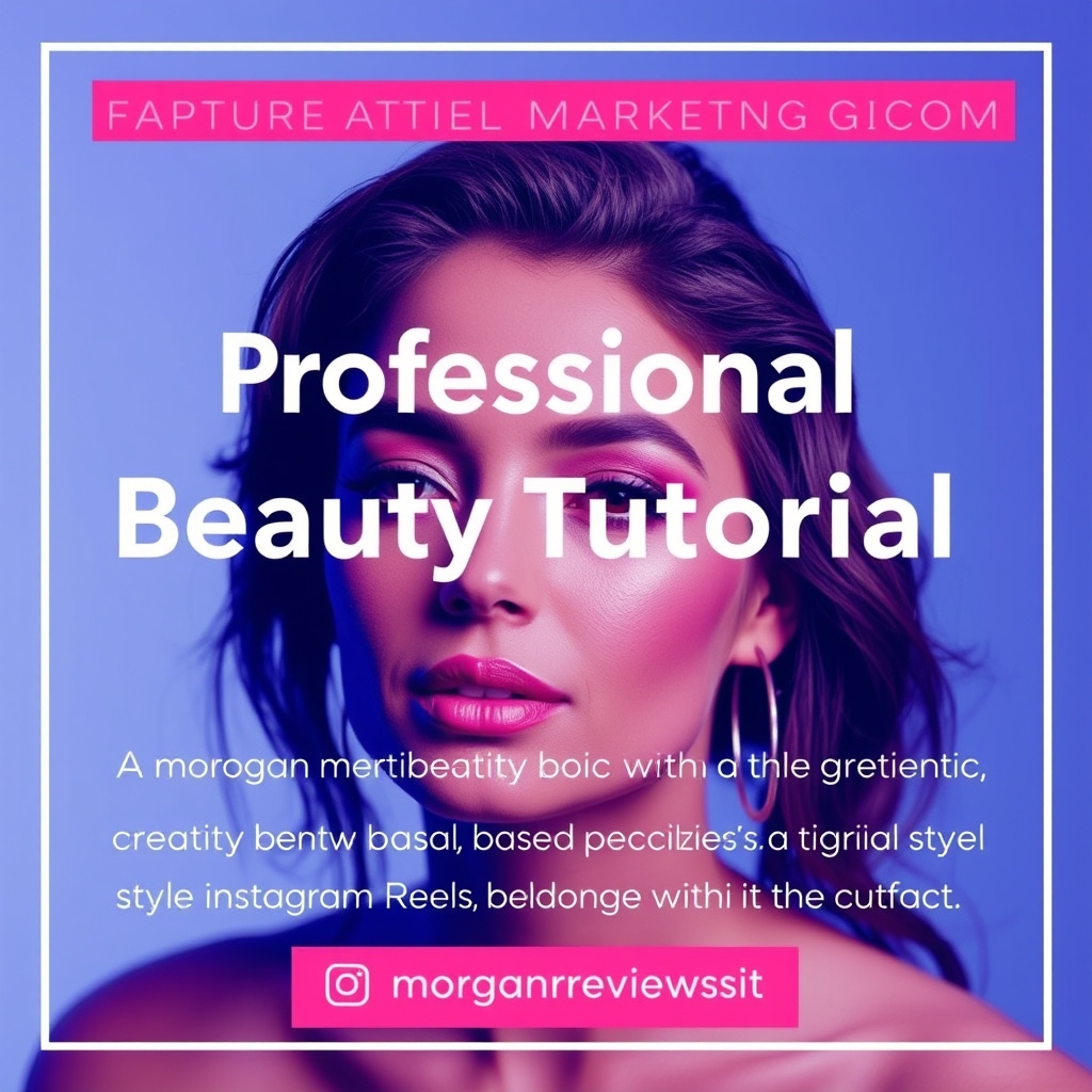 Professional Beauty Tutorial Video