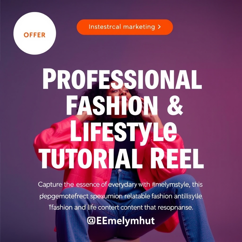 Professional Fashion & Lifestyle Tutorial Reel