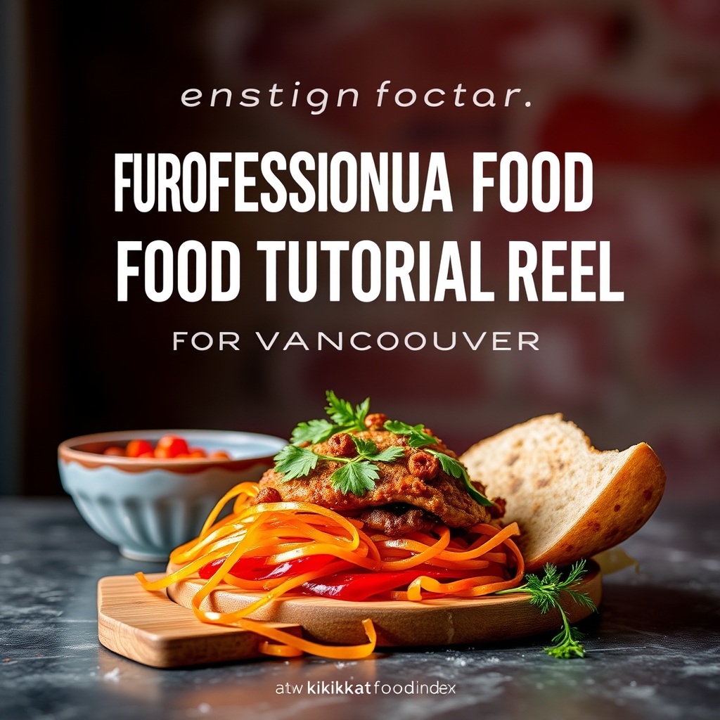 Professional Food Tutorial Reels for Vancouver