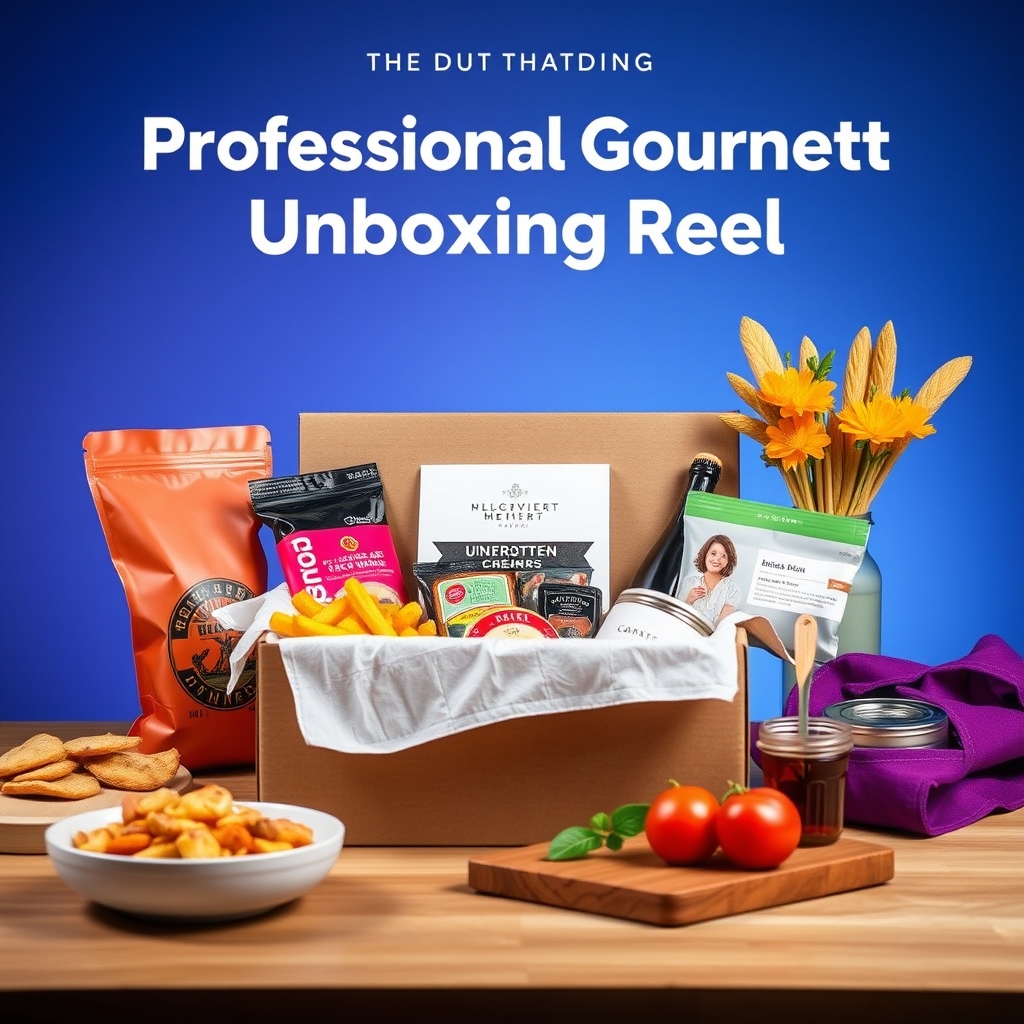 Professional Gourmet Product Unboxing Reel