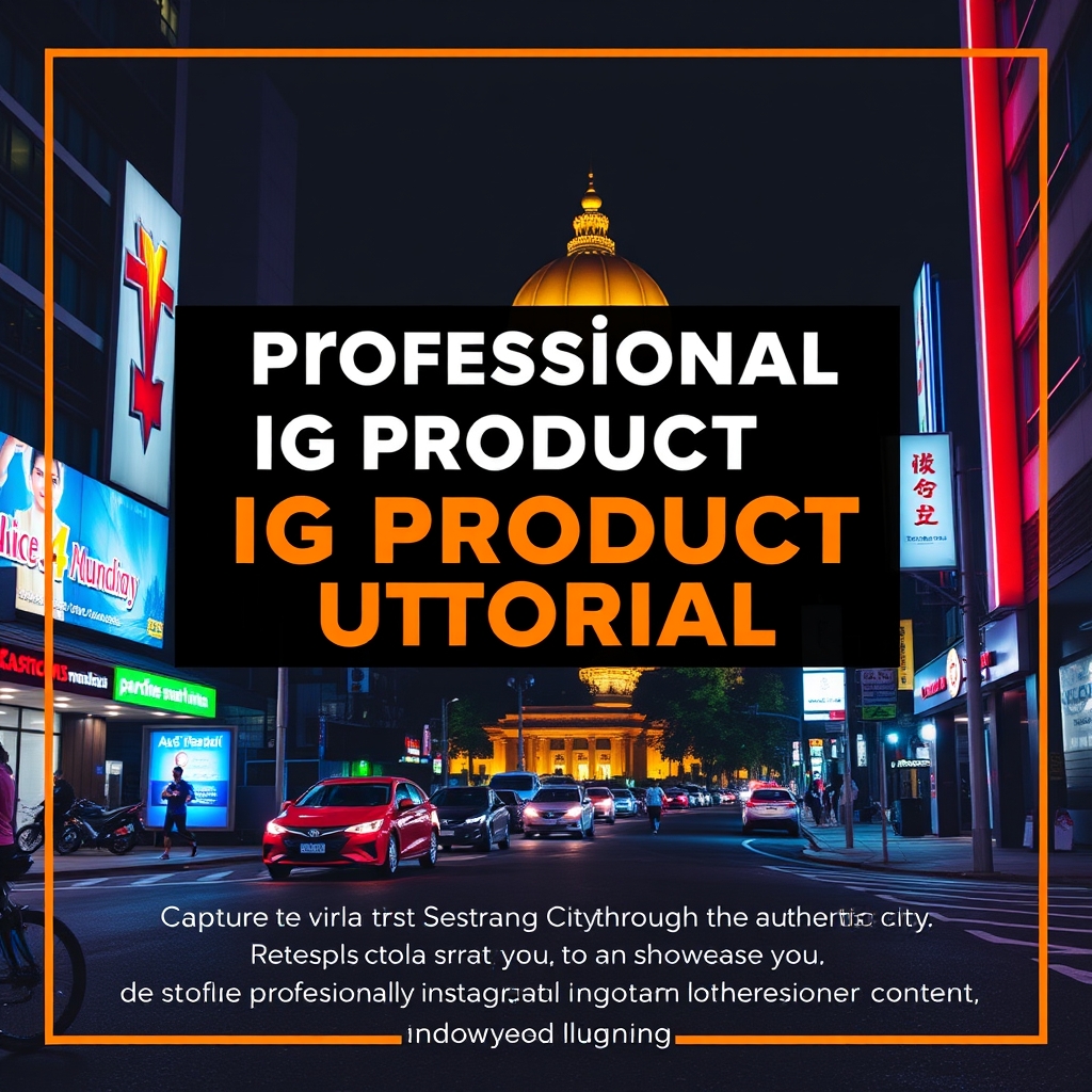 Professional IG Product Tutorial in Semarang