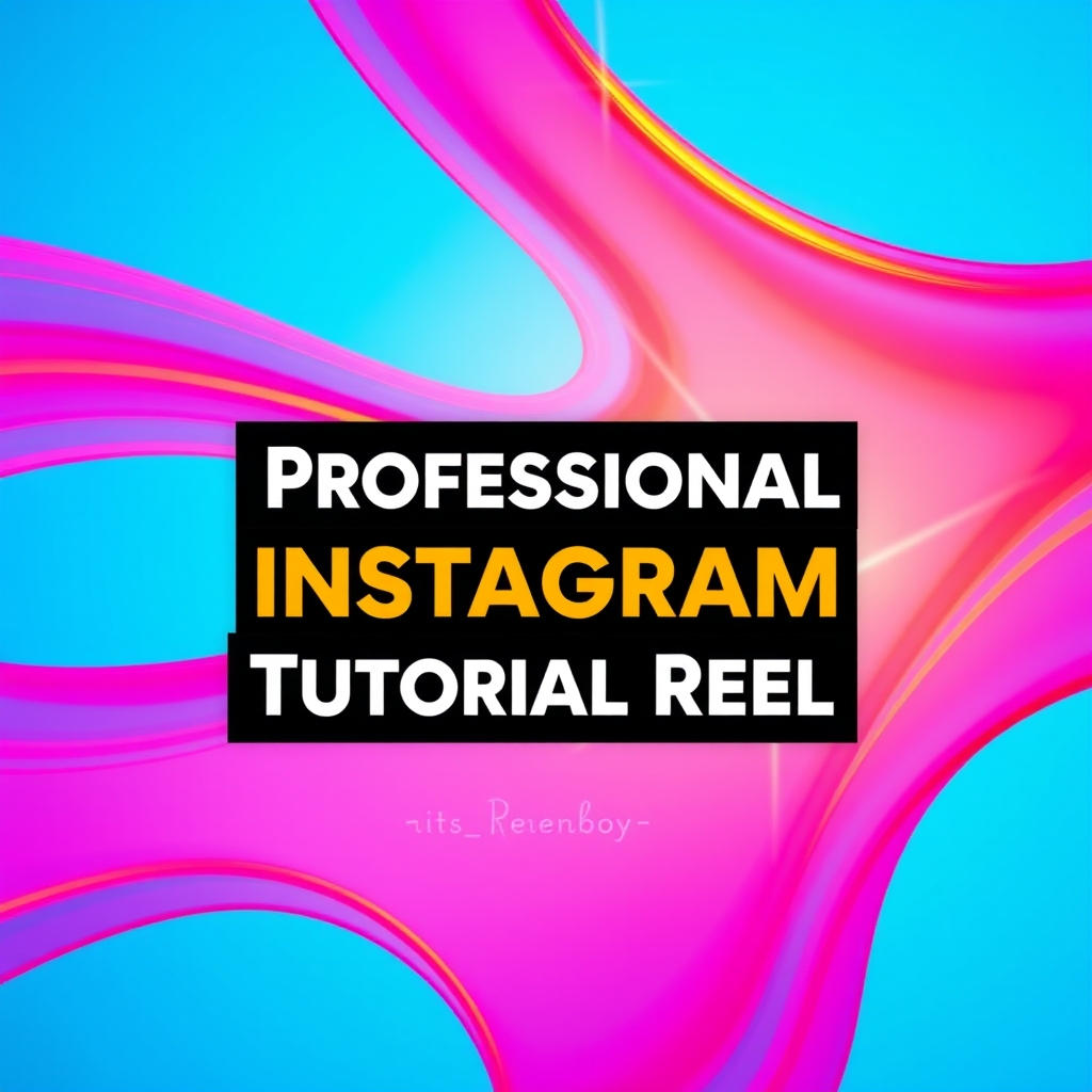 Professional Instagram Tutorial Reel