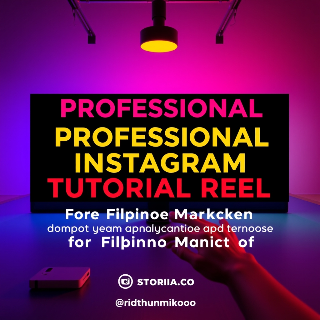 Professional Instagram Tutorial Reel for Filipino Market