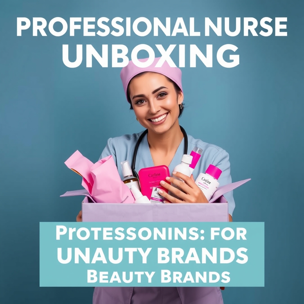 Professional Nurse Unboxing for Beauty Brands