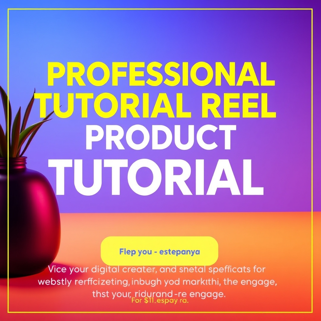 Professional Product Tutorial Reel