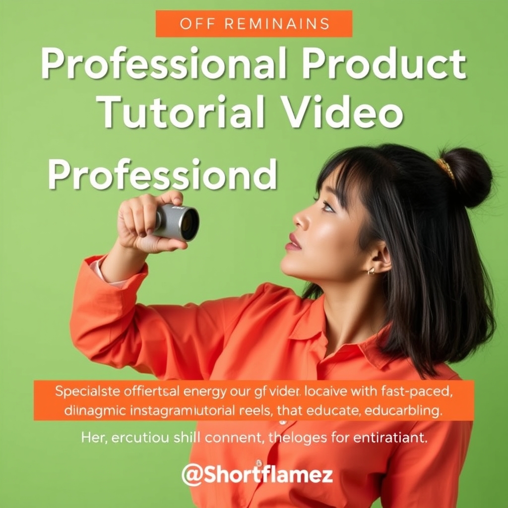 Professional Product Tutorial Video