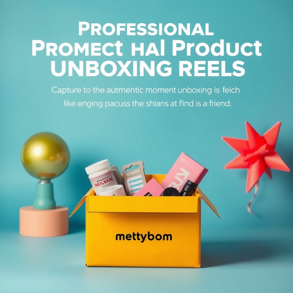 Professional Product Unboxing Reels
