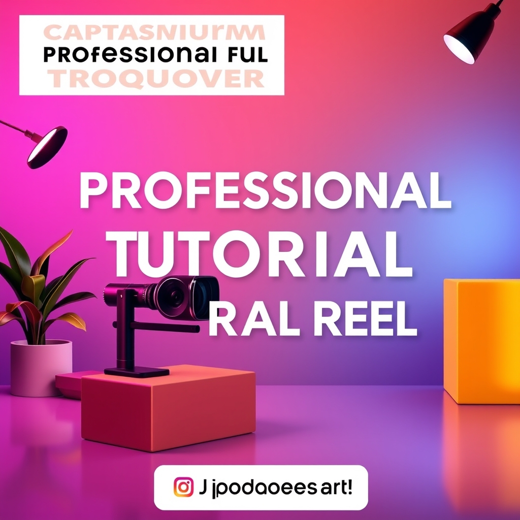 Professional Tutorial Reel Production