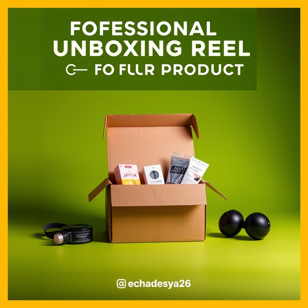 Professional Unboxing Reel for Your Product