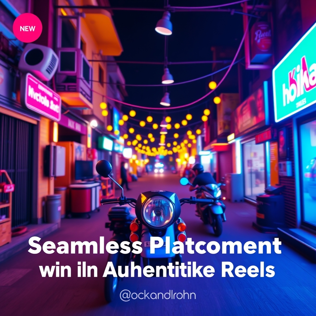 Seamless Product Placement in Authentic Reels